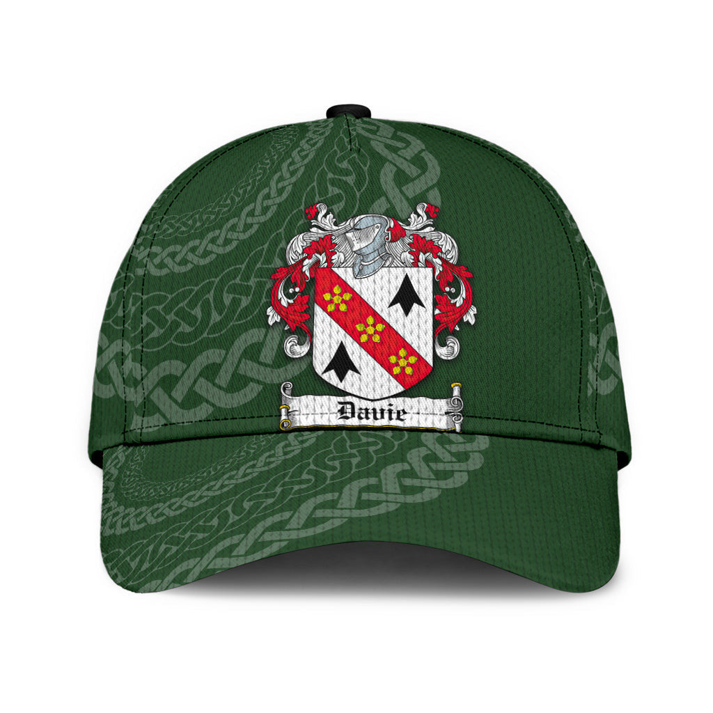 Davie Coat Of Arms - Irish Family Crest St Patrick's Day Hat Classic Cap Trucker Hats Custom Hats Gifts For Men & Women