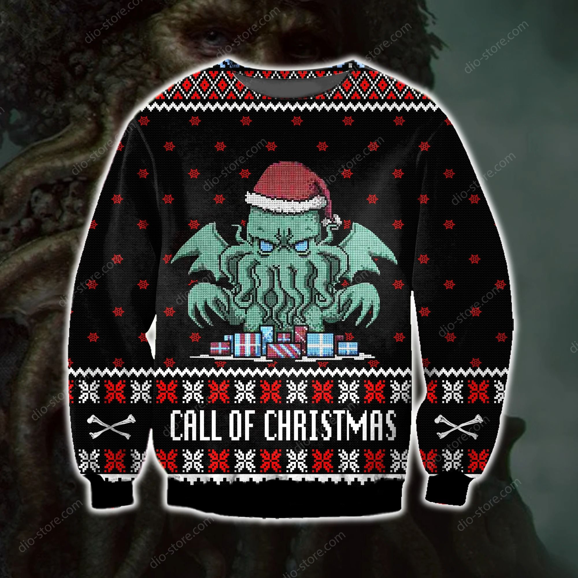 Davy Jones Ugly Christmas Sweater Adult 3D Funny Matching for family