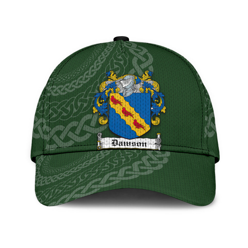 Dawson Coat Of Arms - Irish Family Crest St Patrick's Day Hat Classic Cap Trucker Hats Custom Hats Gifts For Men & Women