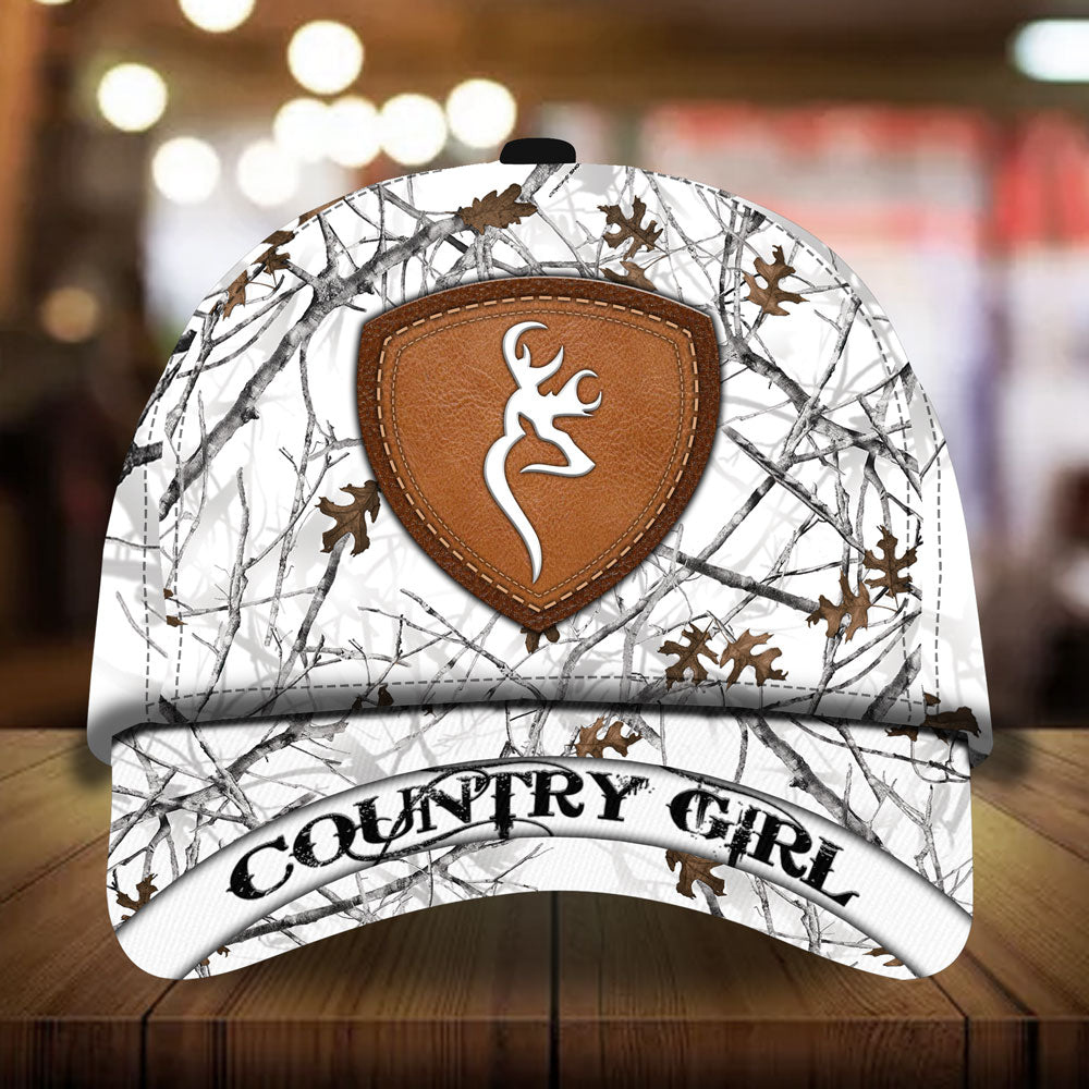 Day of Earth Country Girl Hunting Hats 3D Multicolor Pattern Trucker Hats Custom Hats Gifts For Men & Women