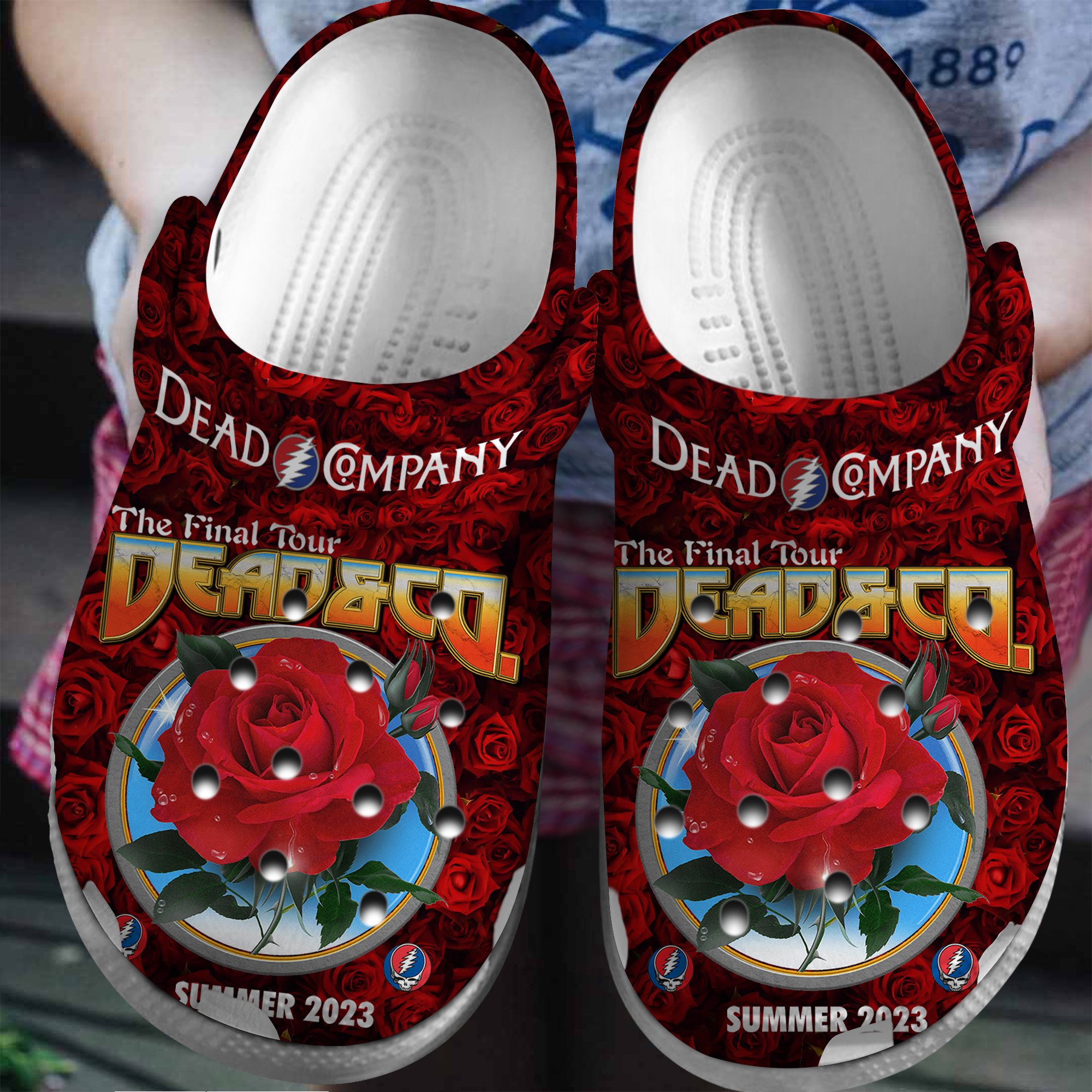 Dead and Company Band Music Crocs Crocband Clogs Shoes Comfortable For Men Women and Kids