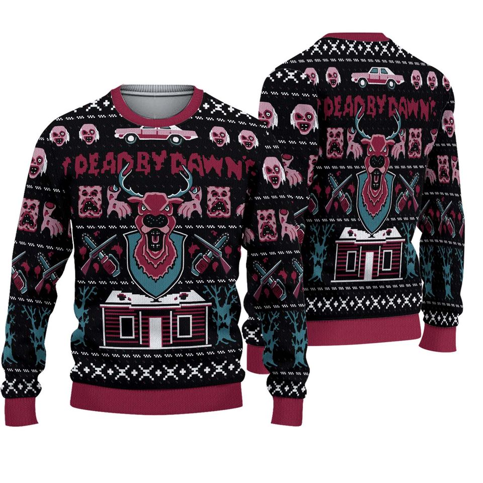 Dead by Dawn Evil Deads Ugly Christmas Sweater
