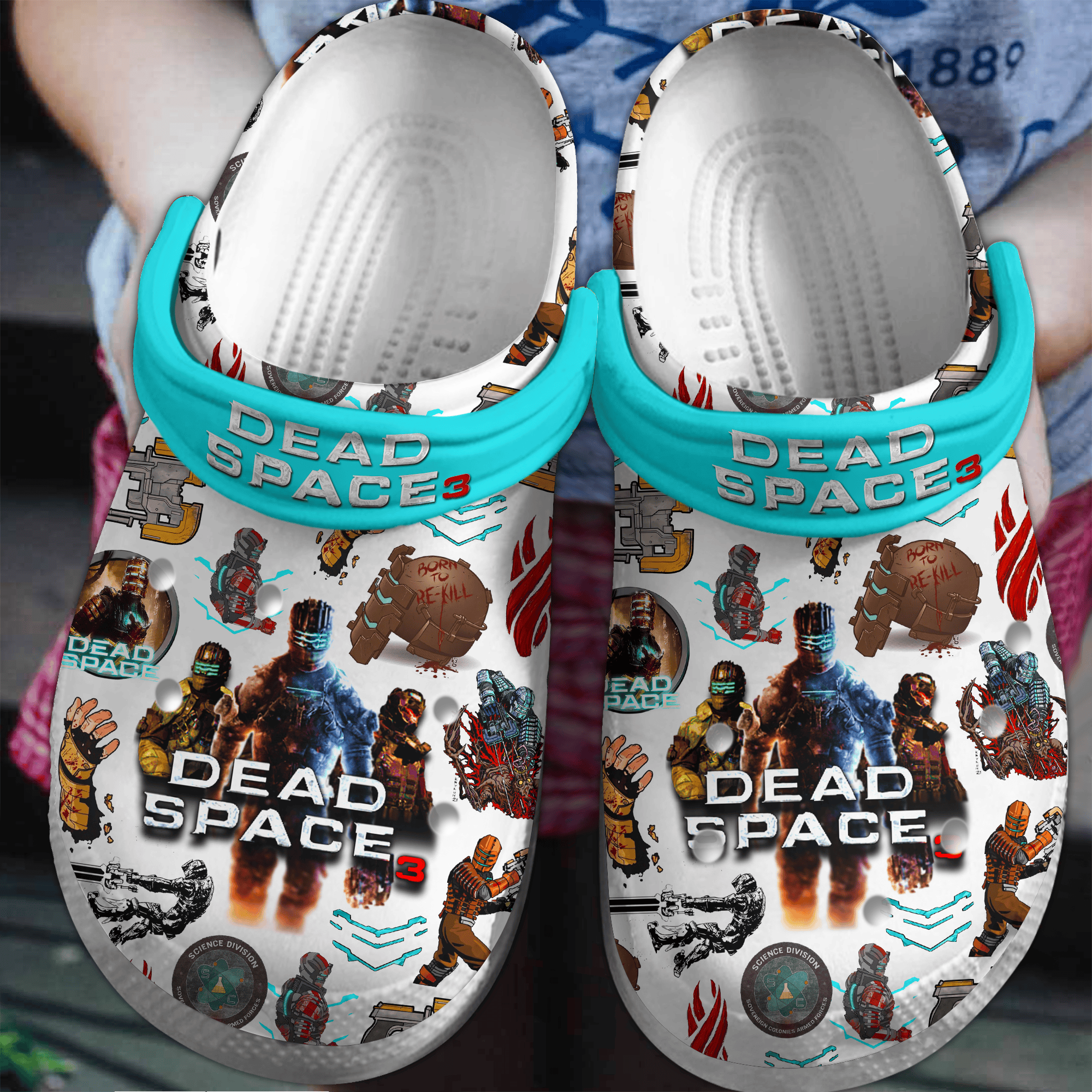 Dead Space Games Crocs Crocband Clogs Shoes Comfortable For Men Women and Kids