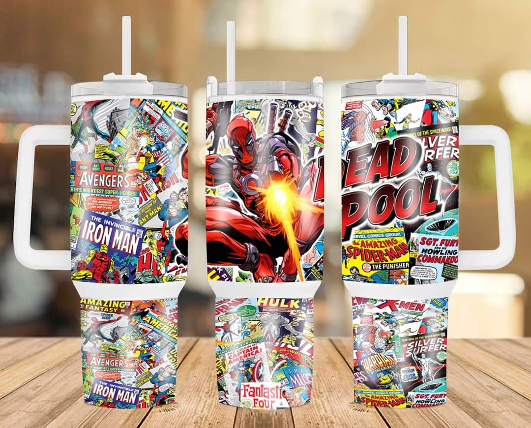Deadpool Marvel Comics Custom Stanley Cup 40 oz 30 oz Tumbler With HandleTVC2301231