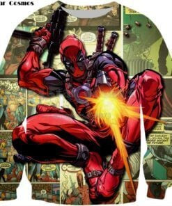 Deadpool Ugly Christmas Sweater Adult 3D Funny Matching for family
