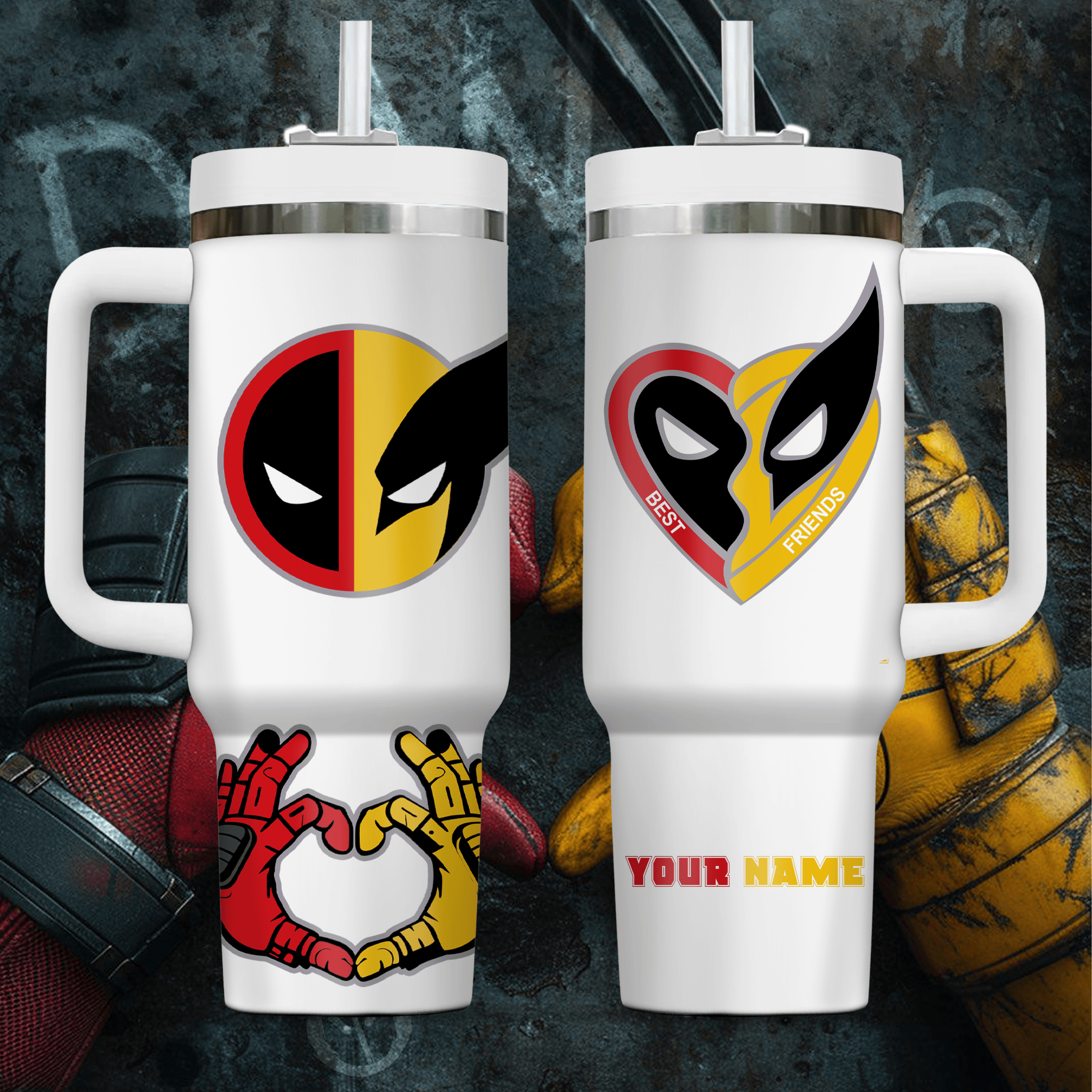 Deadpool Wolverine Movies Custom Stanley Cup 40 oz 30 oz Tumbler With HandleTVC2301773 - Image 2