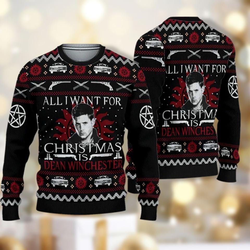 Dean Winchester Christmas Sweater, Supernatural Christmas