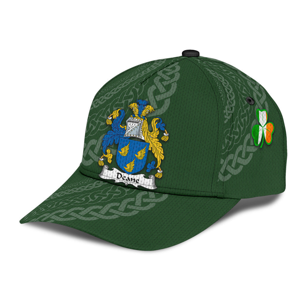 Deane Coat Of Arms - Irish Family Crest St Patrick's Day Hat Classic Cap Trucker Hats Custom Hats Gifts For Men & Women