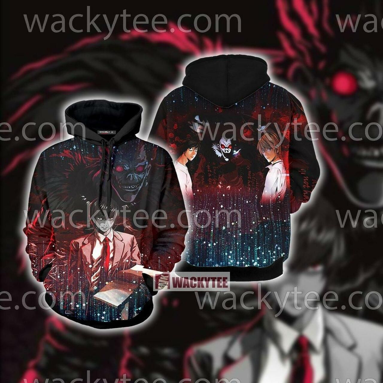 Death Note 3D All Over Print Hoodie, Zip Hoodie