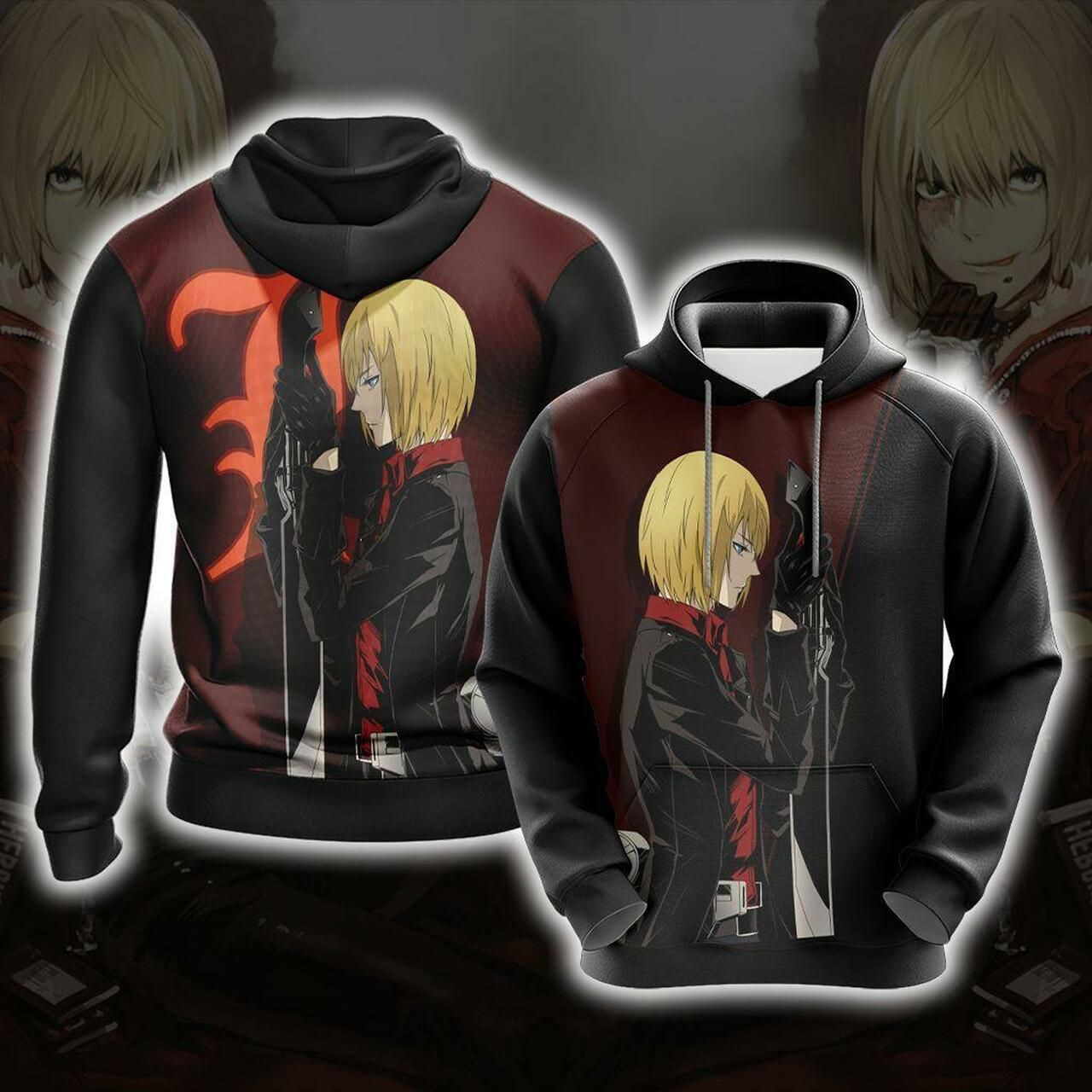 Death Note - Mello Unisex 3D All Over Print Hoodie, Zip Hoodie
