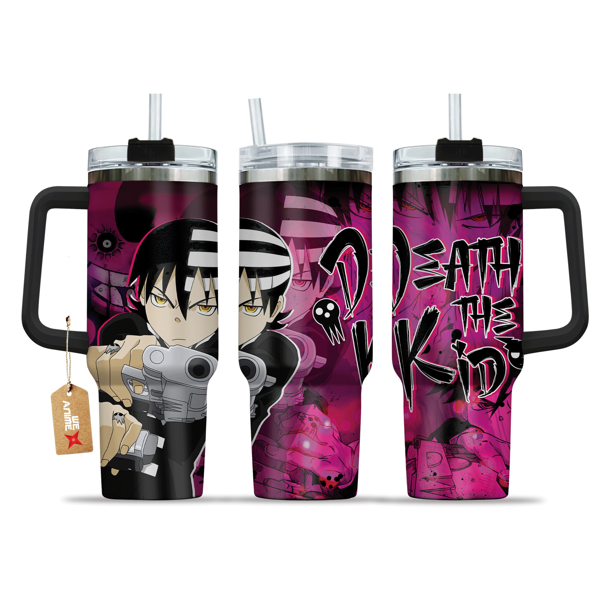 Death The Kid Soul Eater Anime Custom Stanley Cup 40 oz 30 oz Tumbler With HandleTVC2301216