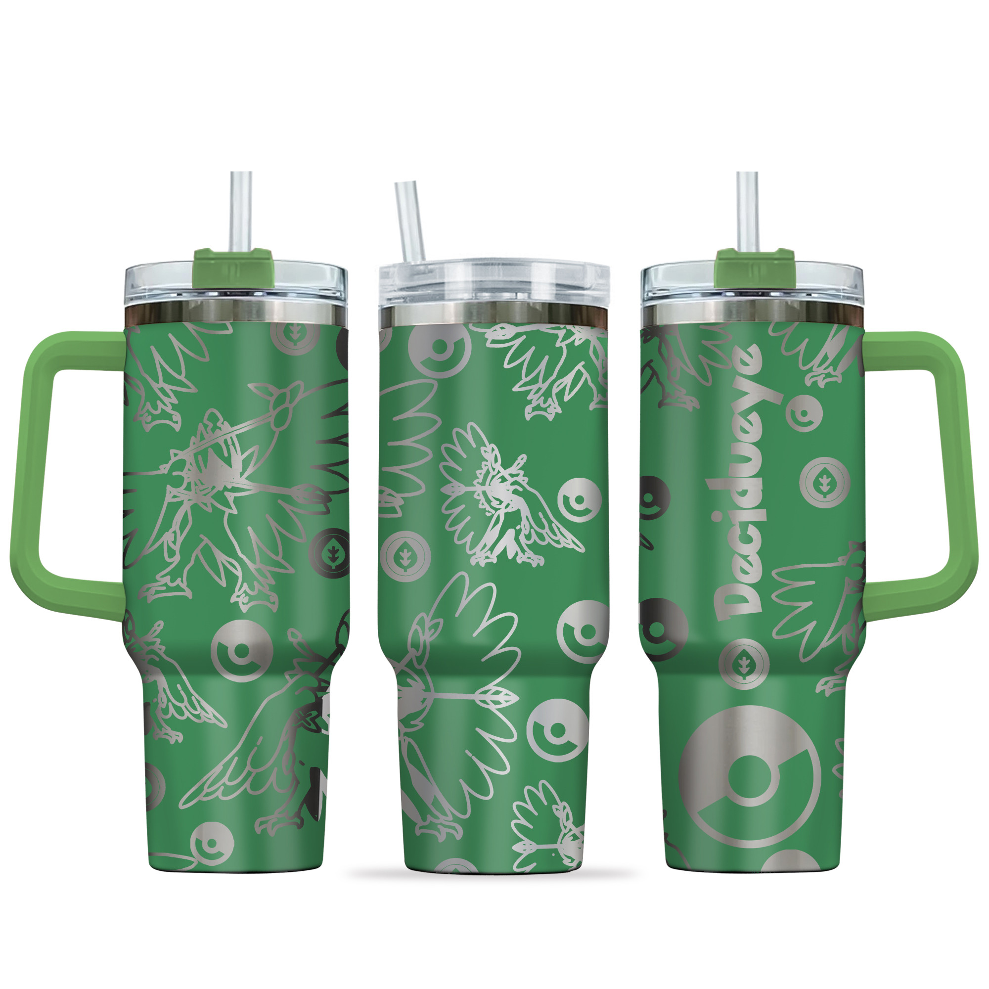 Decidueye Pokemon Anime Custom Stanley Cup 40 oz 30 oz Tumbler With HandleTVC2301144