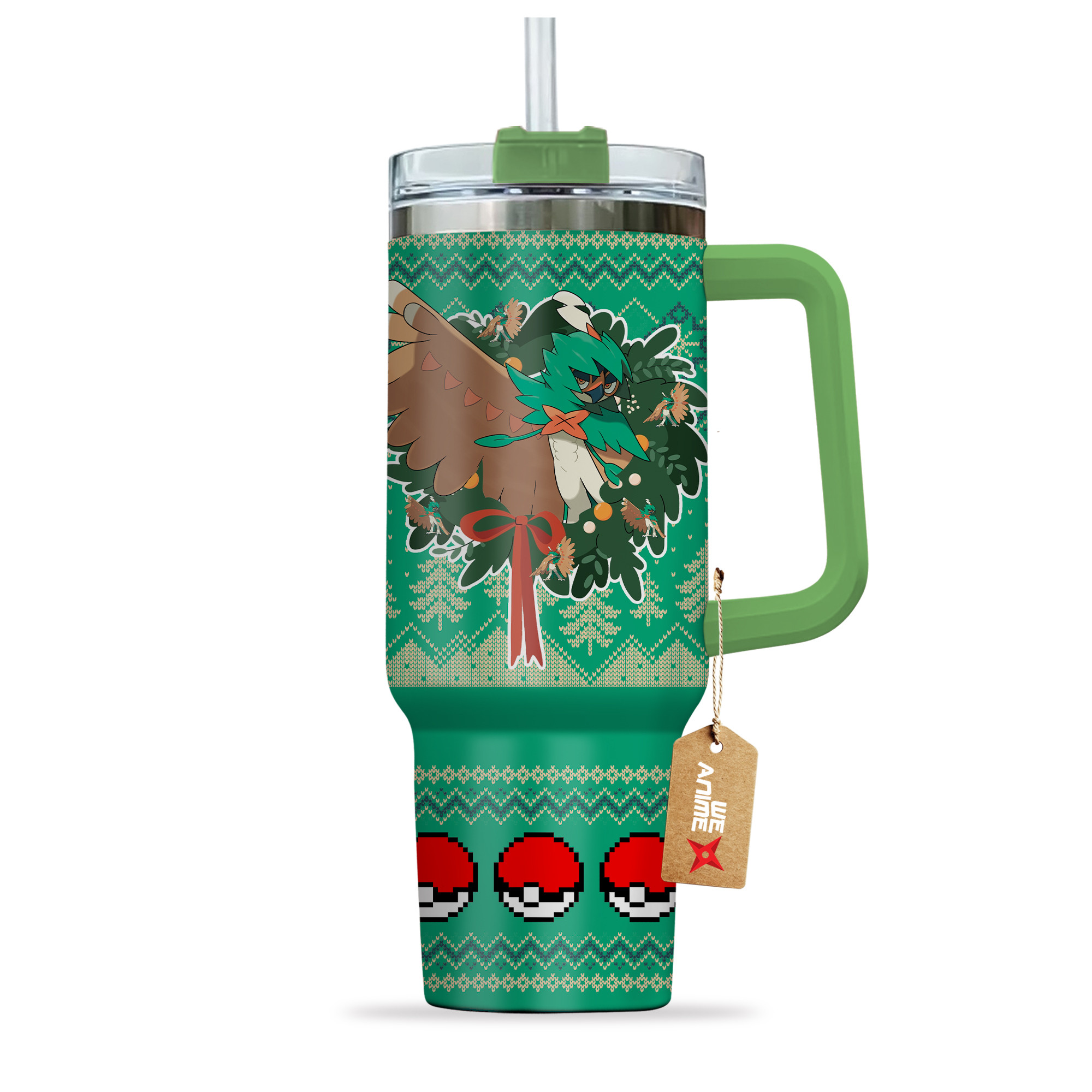 Decidueye Pokemon Anime Custom Stanley Cup 40 oz 30 oz Tumbler With HandleTVC2301155 - Image 3