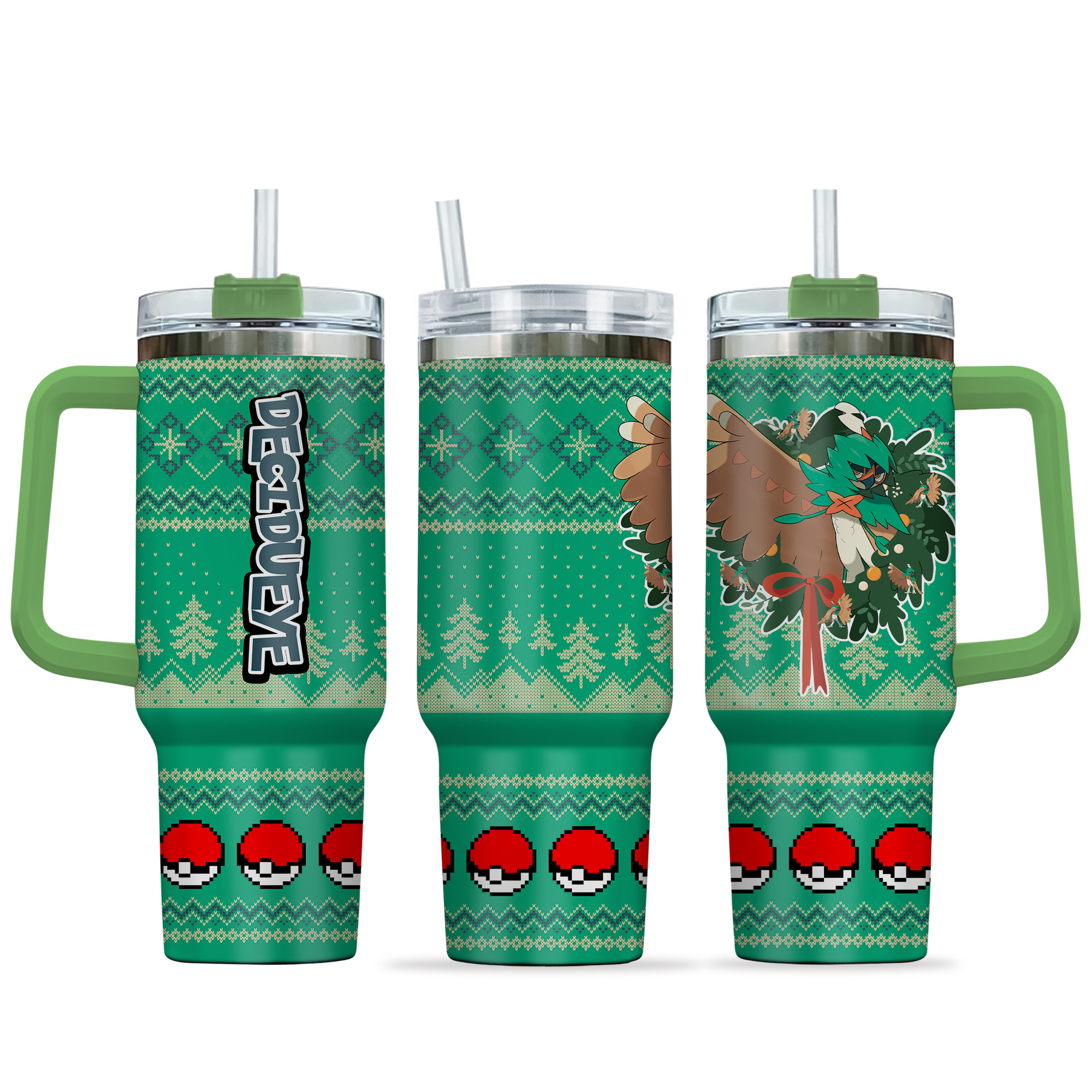 Decidueye Pokemon Anime Custom Stanley Cup 40 oz 30 oz Tumbler With HandleTVC2301155