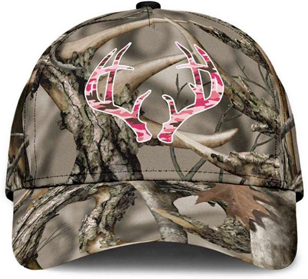 Deer Dry Twigs 3D Printed Unisex Hat Classic Cap, Snapback Cap, Baseball Cap Trucker Hats Custom Hats Gifts For Men & Women