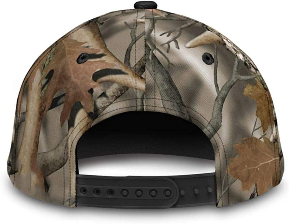 Deer Dry Twigs 3D Printed Unisex Hat Classic Cap, Snapback Cap, Baseball Cap Trucker Hats Custom Hats Gifts For Men & Women