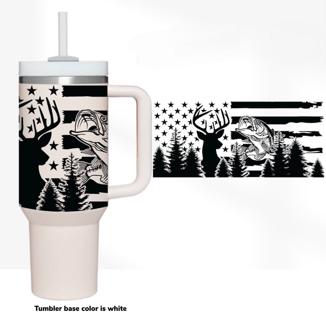 Deer Flag Custom Stanley Cup 40 oz 30 oz Tumbler With HandleTVC2301751
