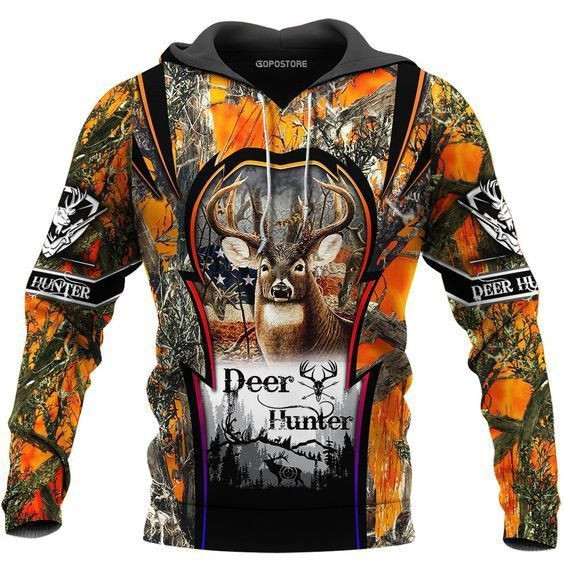 Deer Hunter 3D All Over Print Hoodie, Zip Hoodie