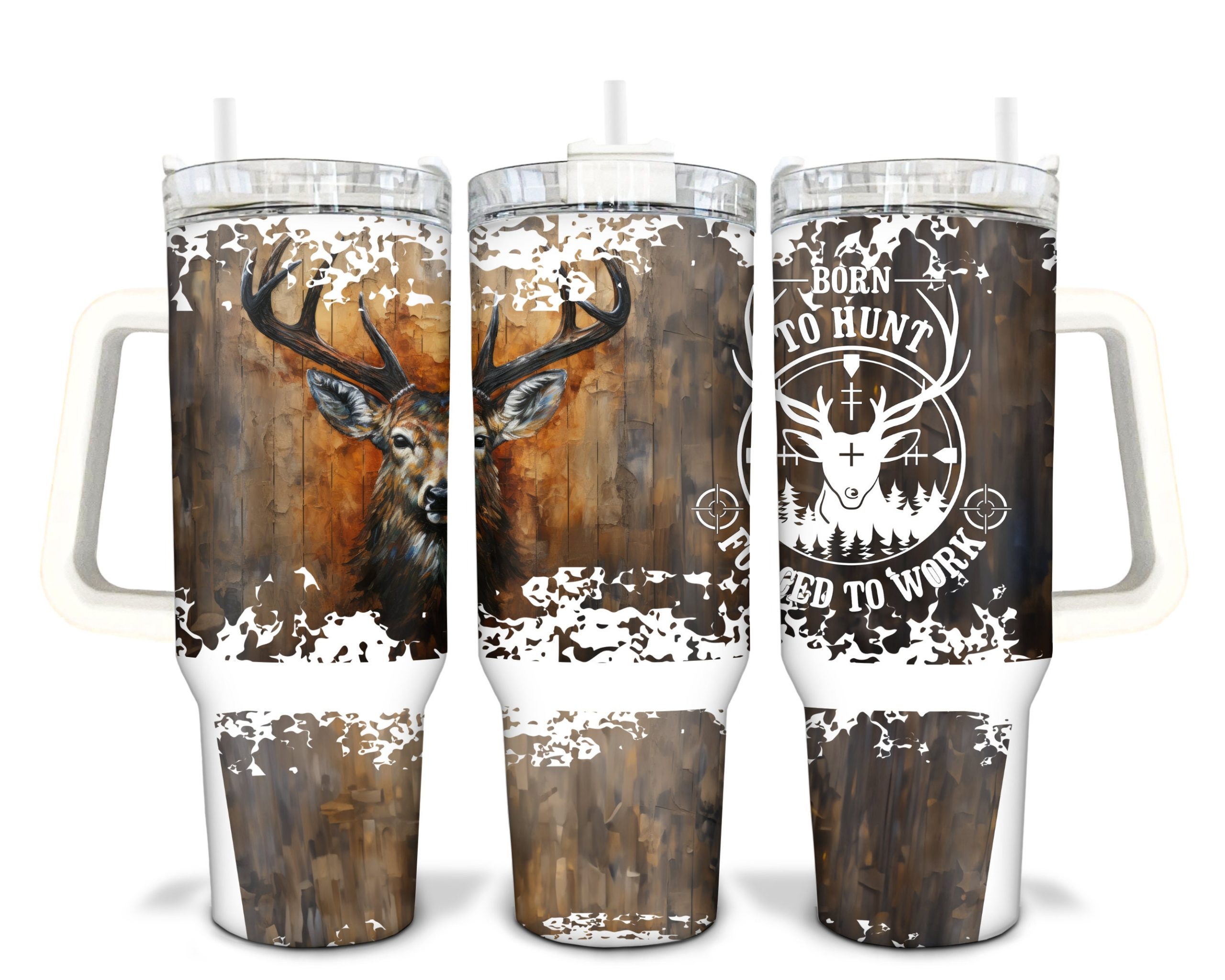 Deer Hunter Custom Stanley Cup 40 oz 30 oz Tumbler With HandleTVC2301905