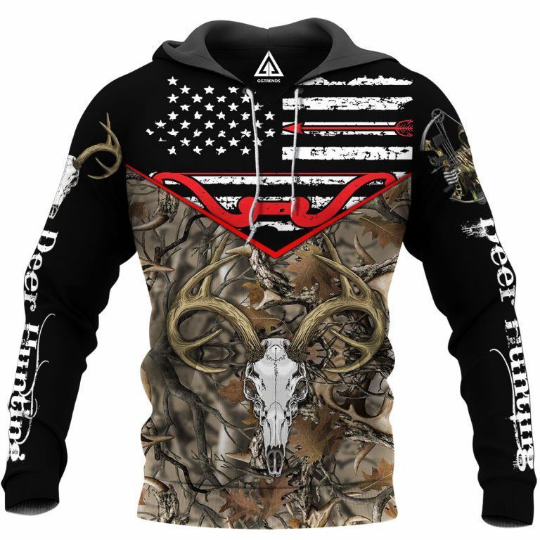 Deer Hunting 3D All Over Print Hoodie, Zip Hoodie