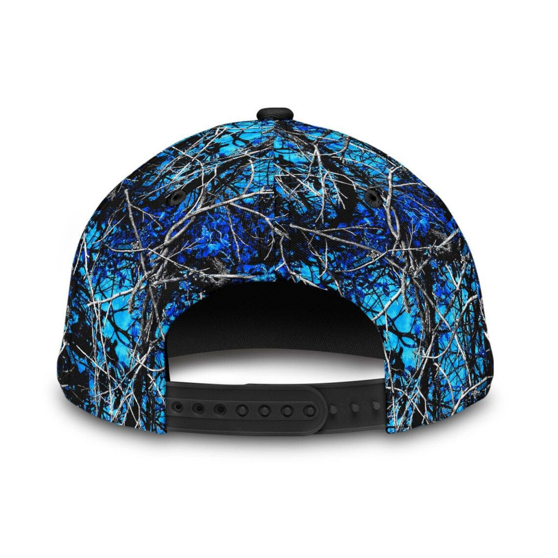 Deer Hunting Blue Pattern Classic Cap - Awareness Hat - Hunting Trucker Hat Personalized Cap Trucker Hats Custom Hats Gifts For Men & Women