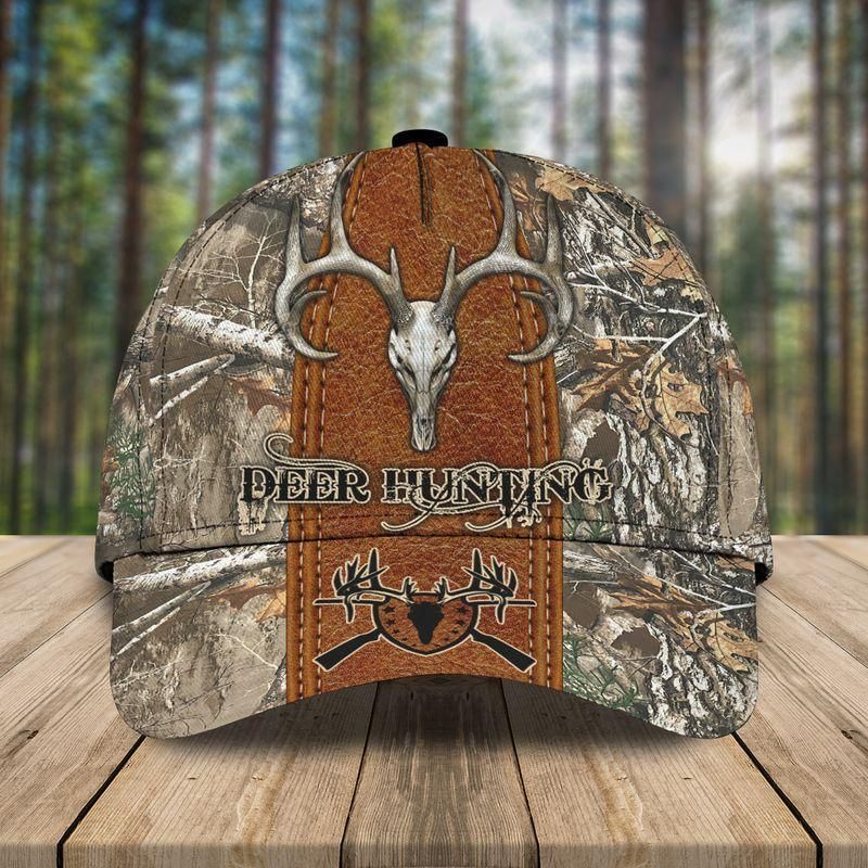 Deer Hunting Brown Classic Cap Baseball Cap Trucker Hats Custom Hats Gifts For Men & Women