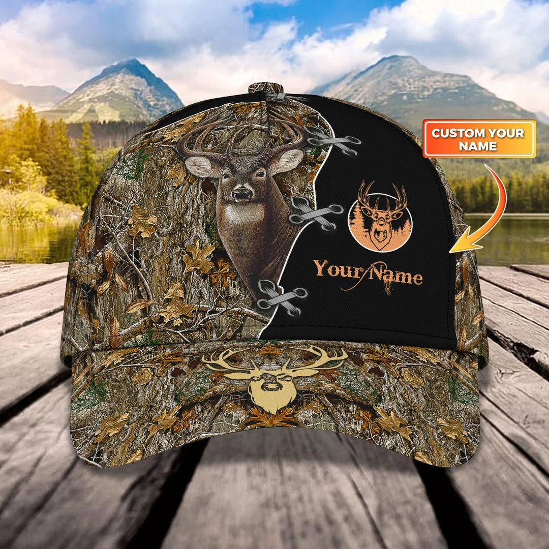 Deer Hunting Classic Cap Trucker Hats Custom Hats Gifts For Men & Women
