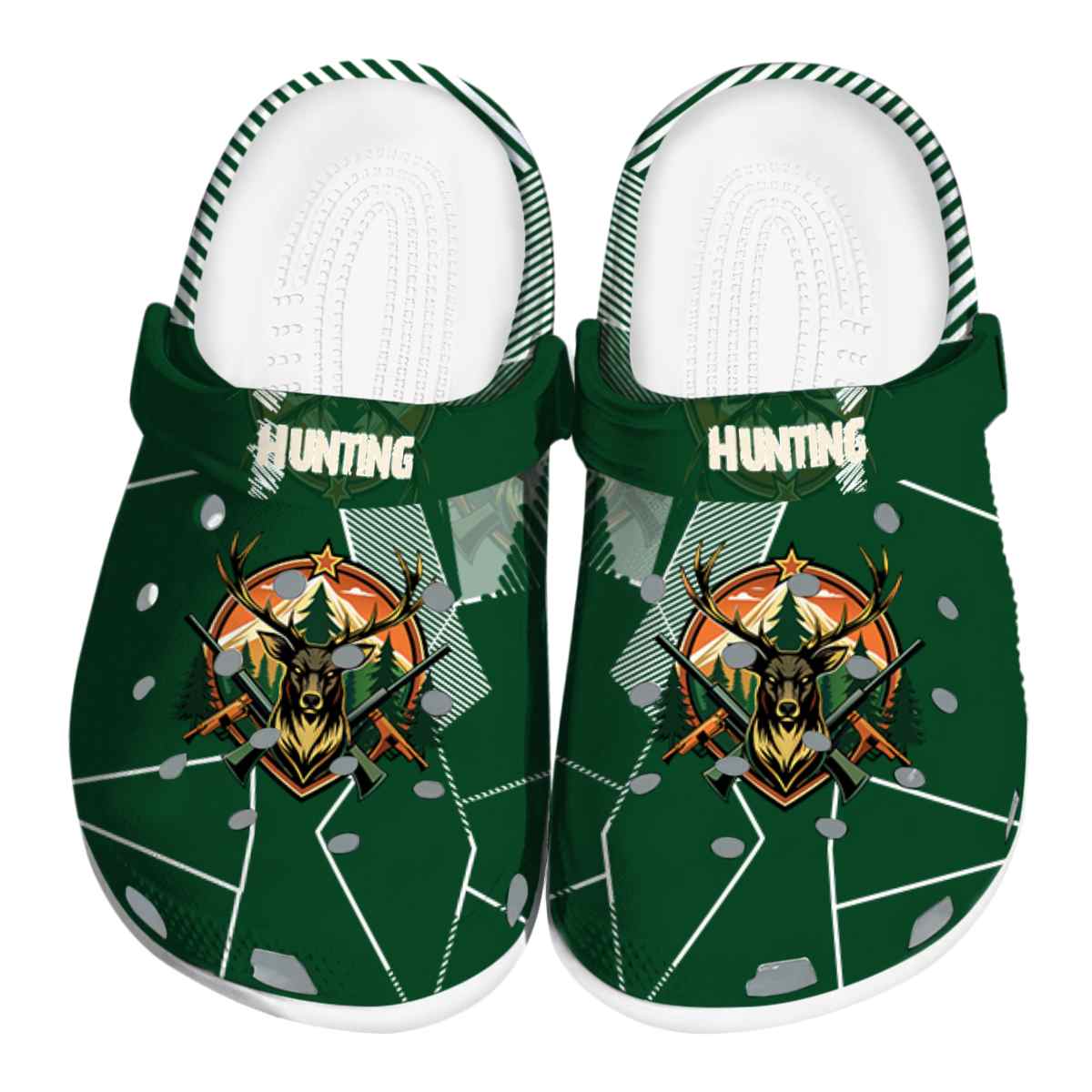 Deer Hunting Crocs Crocband Clogs Shoes Comfortable For Men Women and Kids