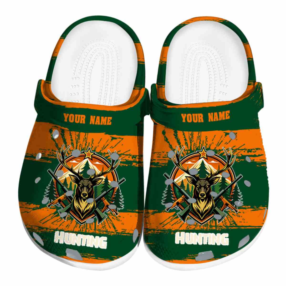 Deer Hunting Crocs Crocband Clogs Shoes Comfortable For Men Women and Kids