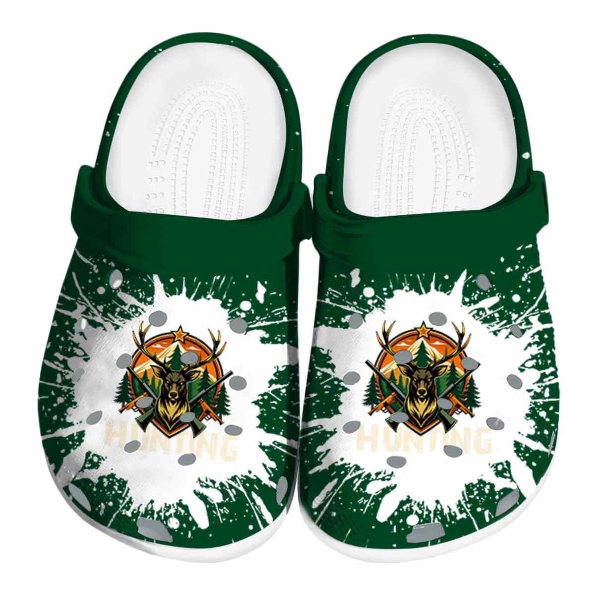 Deer Hunting Crocs Crocband Clogs Shoes Comfortable For Men Women and Kids