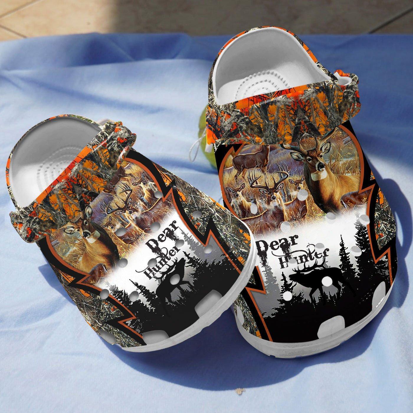 Deer Hunting Crocs Crocband Clogs Shoes Comfortable For Men Women and Kids