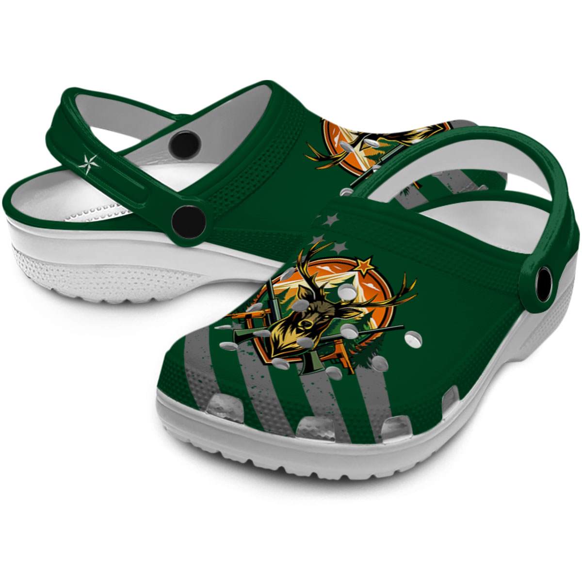 Deer Hunting Crocs Crocband Clogs Shoes Comfortable For Men Women and Kids - Image 3