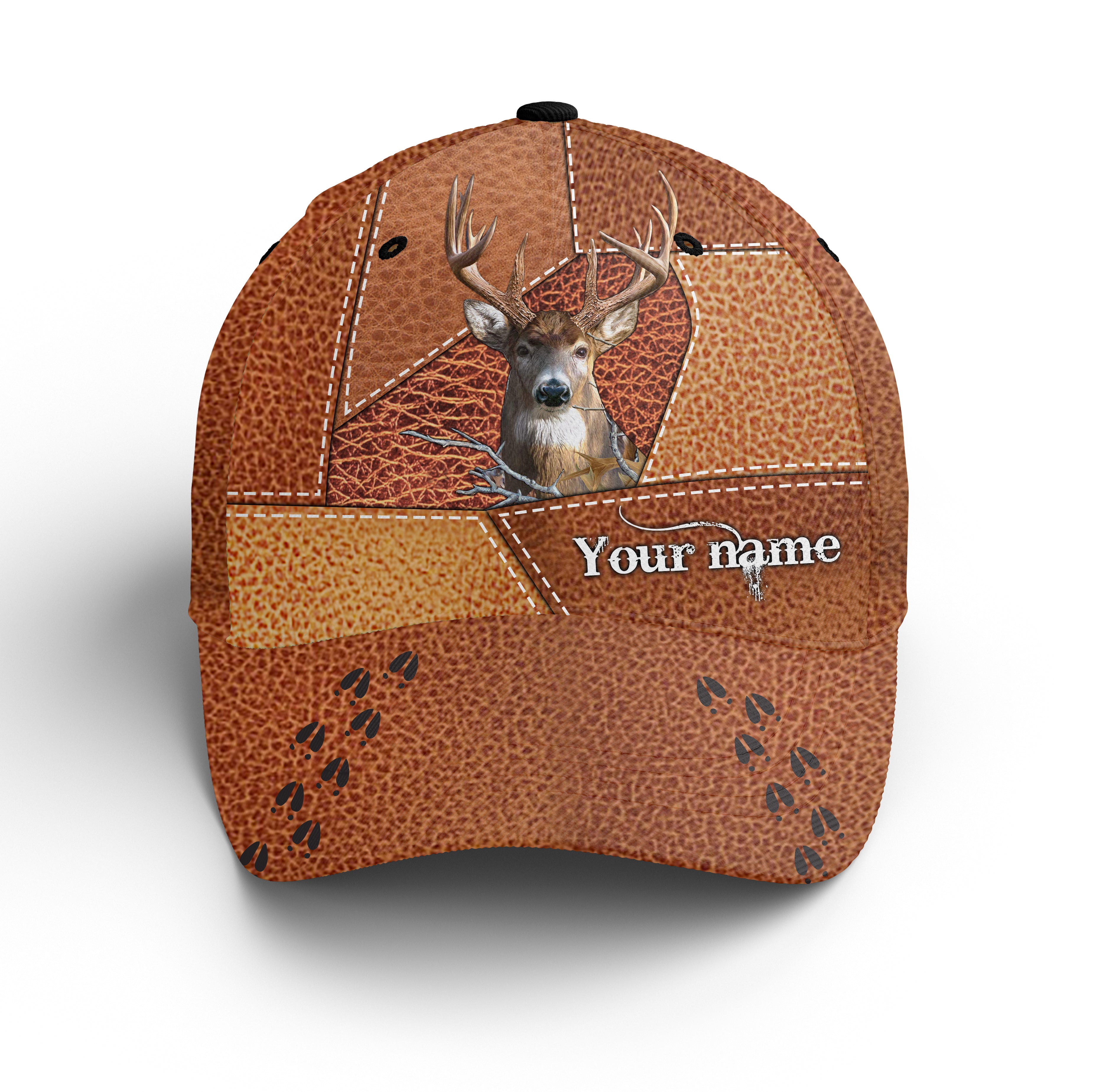 Deer Hunting Hats For Men, Women Customized Name All Over Printed Adjustable Mesh Baseball Hat, Fishing Classic Cap Trucker Hats Custom Hats Gifts For Men & Women