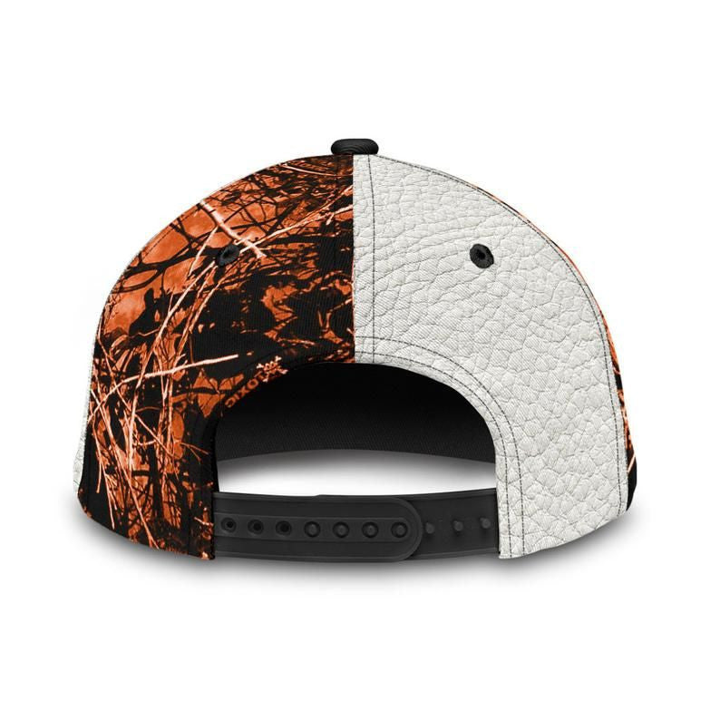 Deer Hunting Orange Camo Hat Classic Cap 3D Gift For Her, Human Cap, Trending Cap, American Cap Trucker Hats Custom Hats Gifts For Men & Women