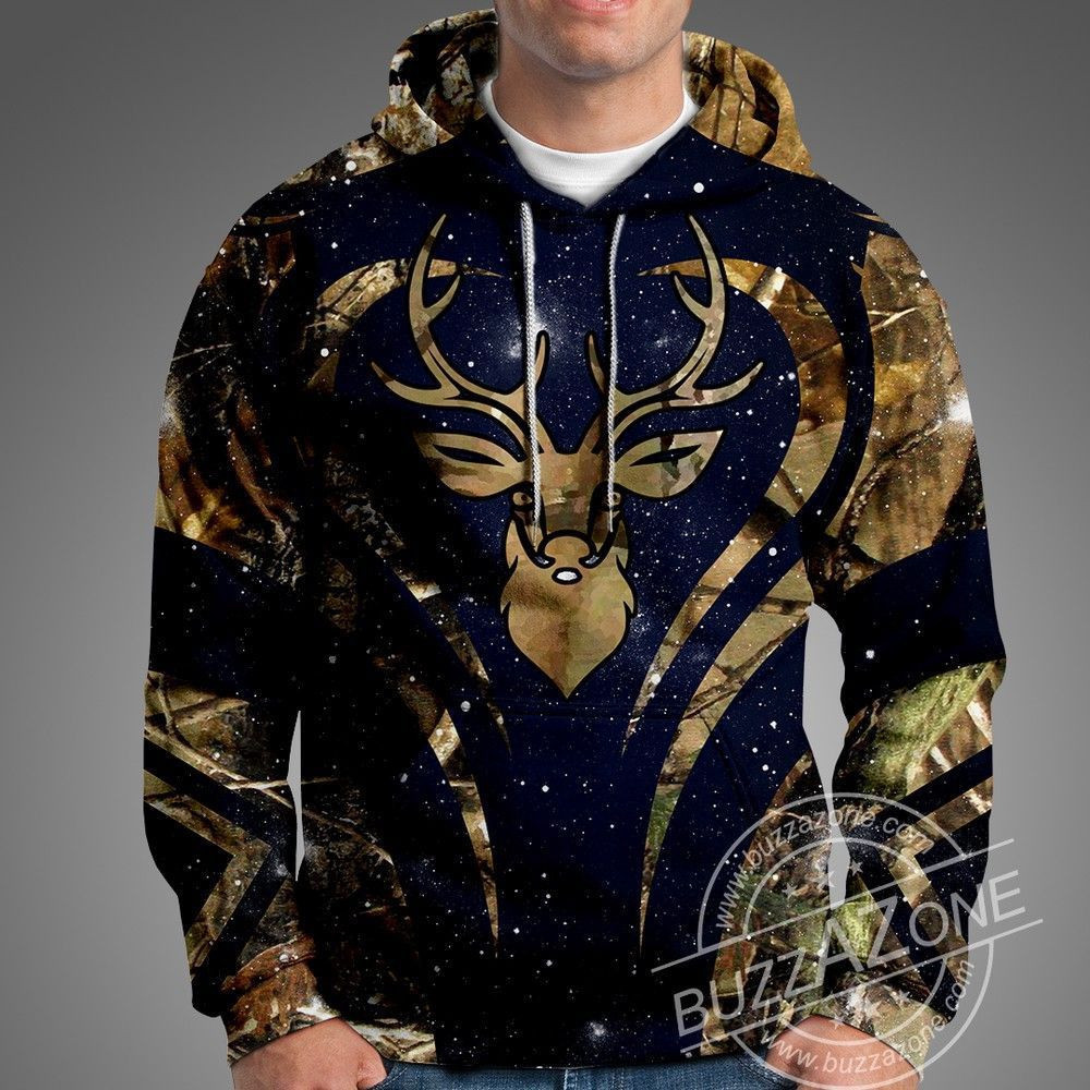 Deer Hunting Pattern 3D All Over Print Hoodie, Zip Hoodie