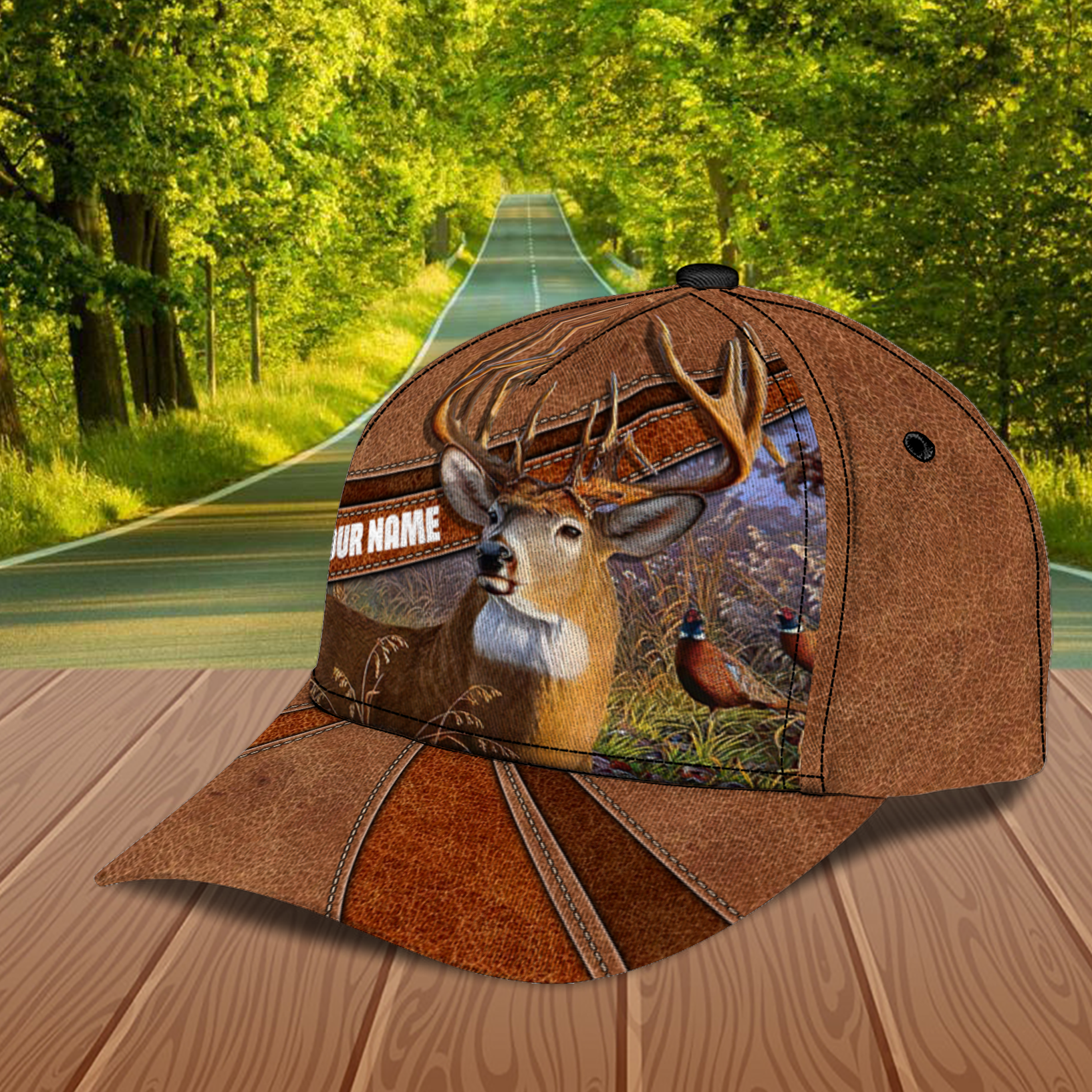 Deer Personalized Classic Cap, Personalized Gift for Deer Lovers, Hunting Lovers Trucker Hats Custom Hats Gifts For Men & Women