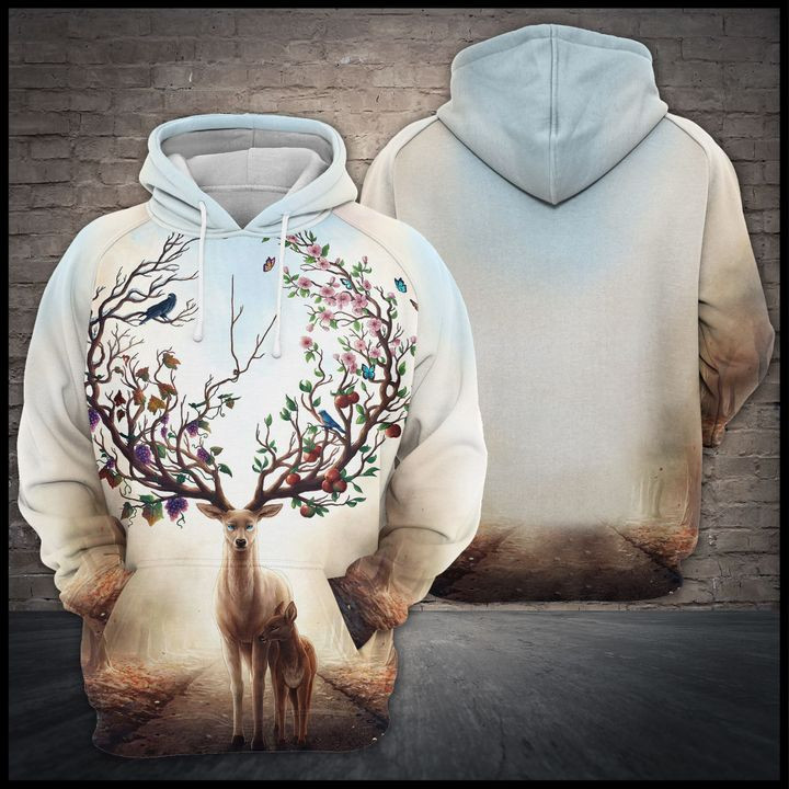 Deer Season 3D All Over Print Hoodie, Zip Hoodie