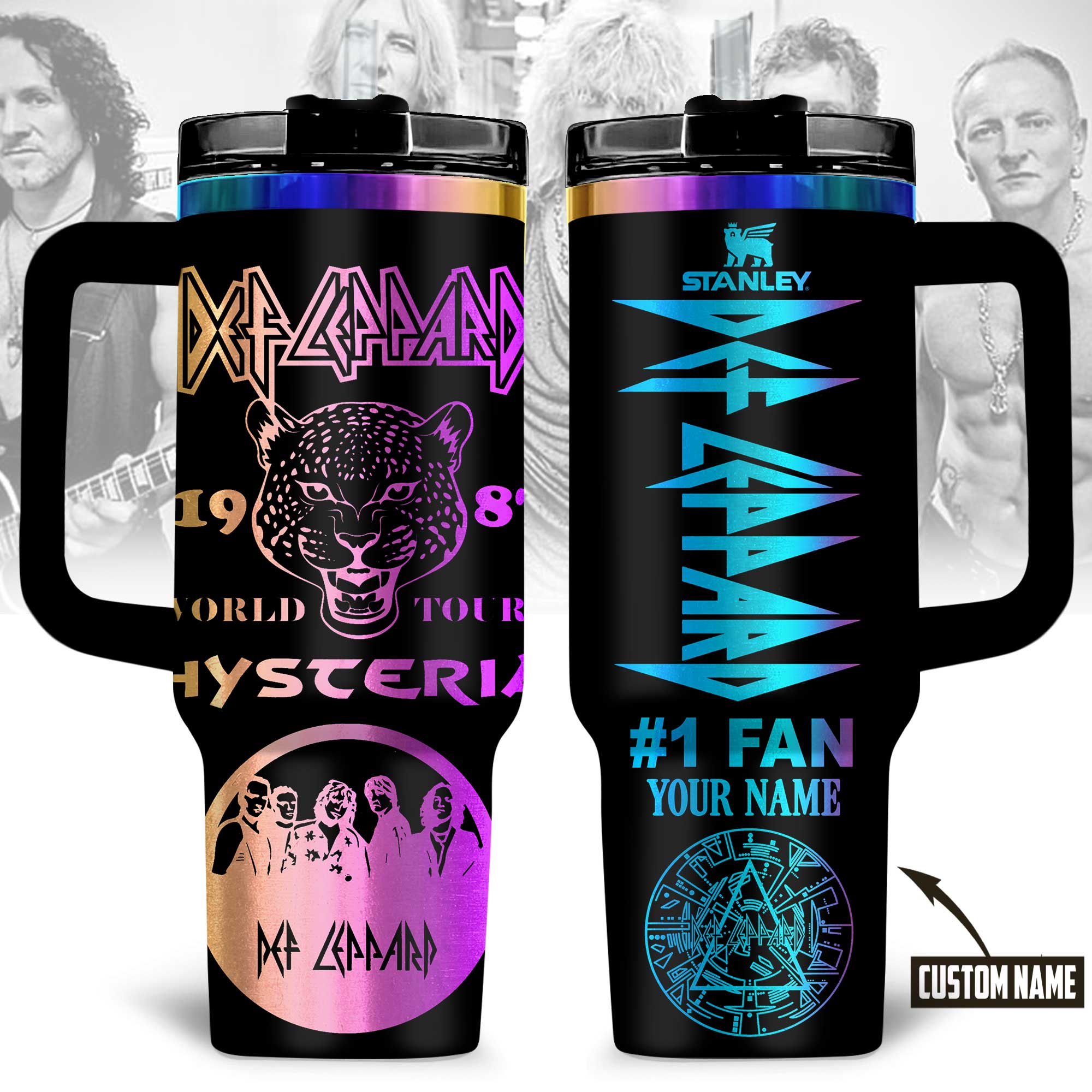 Def Leppard Music Custom Stanley Cup 40 oz 30 oz Tumbler With HandleTVC2301169