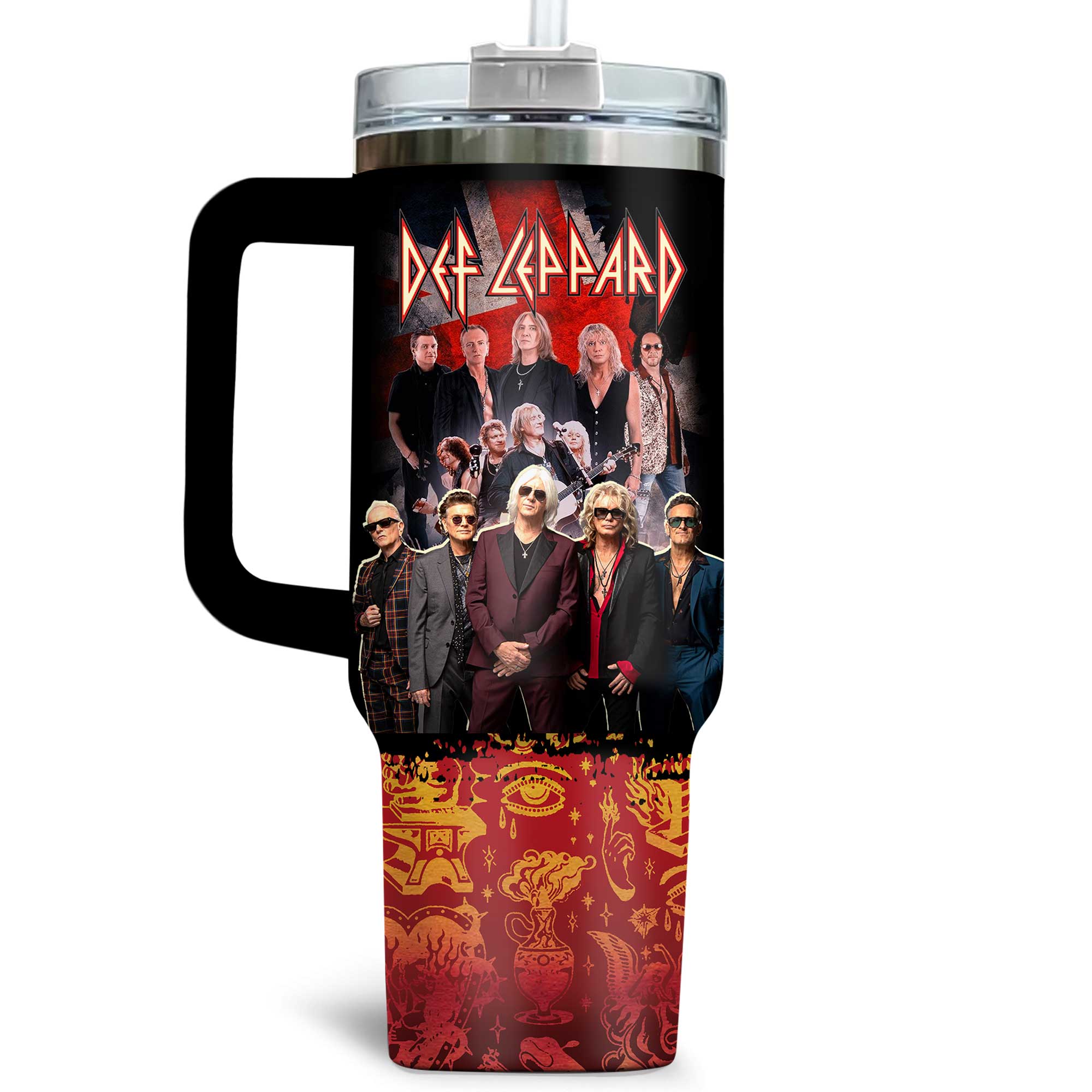Def Leppard Music Custom Stanley Cup 40 oz 30 oz Tumbler With HandleTVC2301176 - Image 2