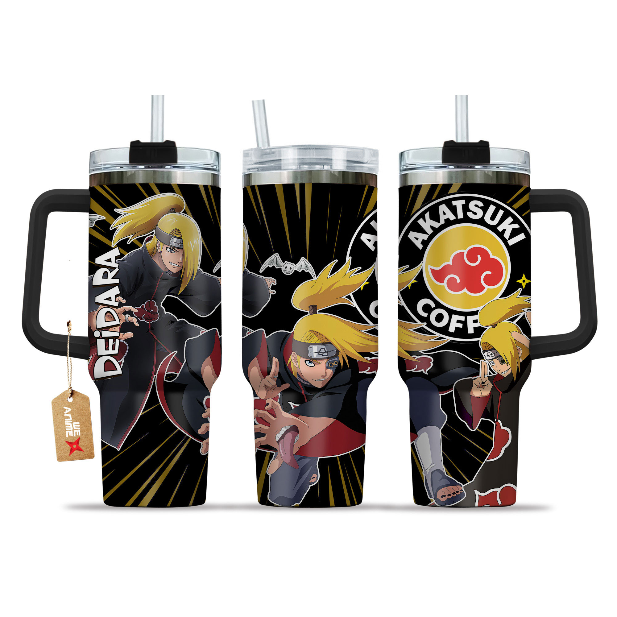 Deidara Naruto Anime Custom Stanley Cup 40 oz 30 oz Tumbler With HandleTVC2301150