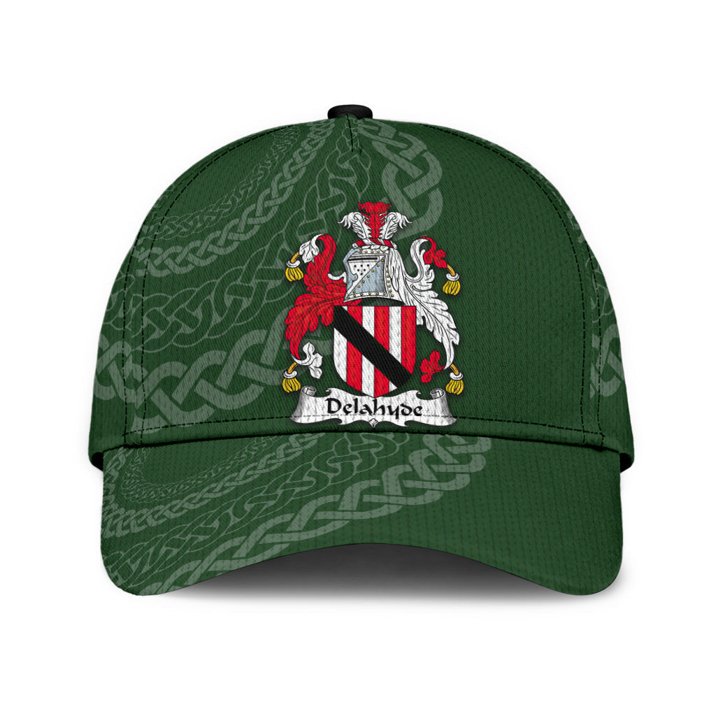 Delahyde Coat Of Arms - Irish Family Crest St Patrick's Day Hat Classic Cap Trucker Hats Custom Hats Gifts For Men & Women