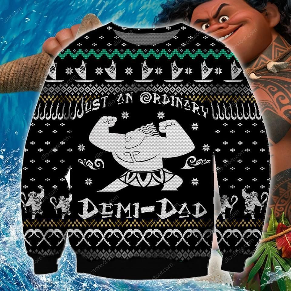 Demi Dad Ugly Christmas Sweater Adult 3D Funny Matching for family