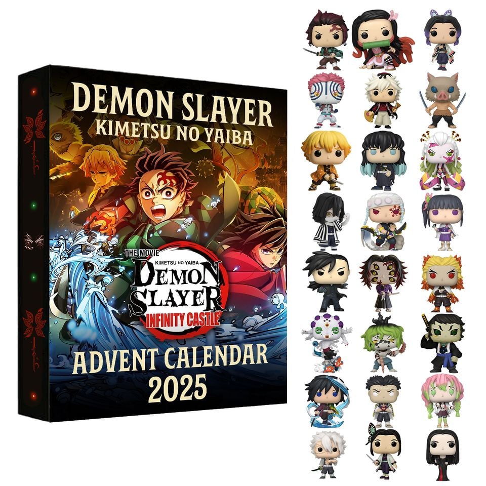 demon Advent Calendar Christmas Advent 2025 24 Days Acrylic Calendar Blind Box