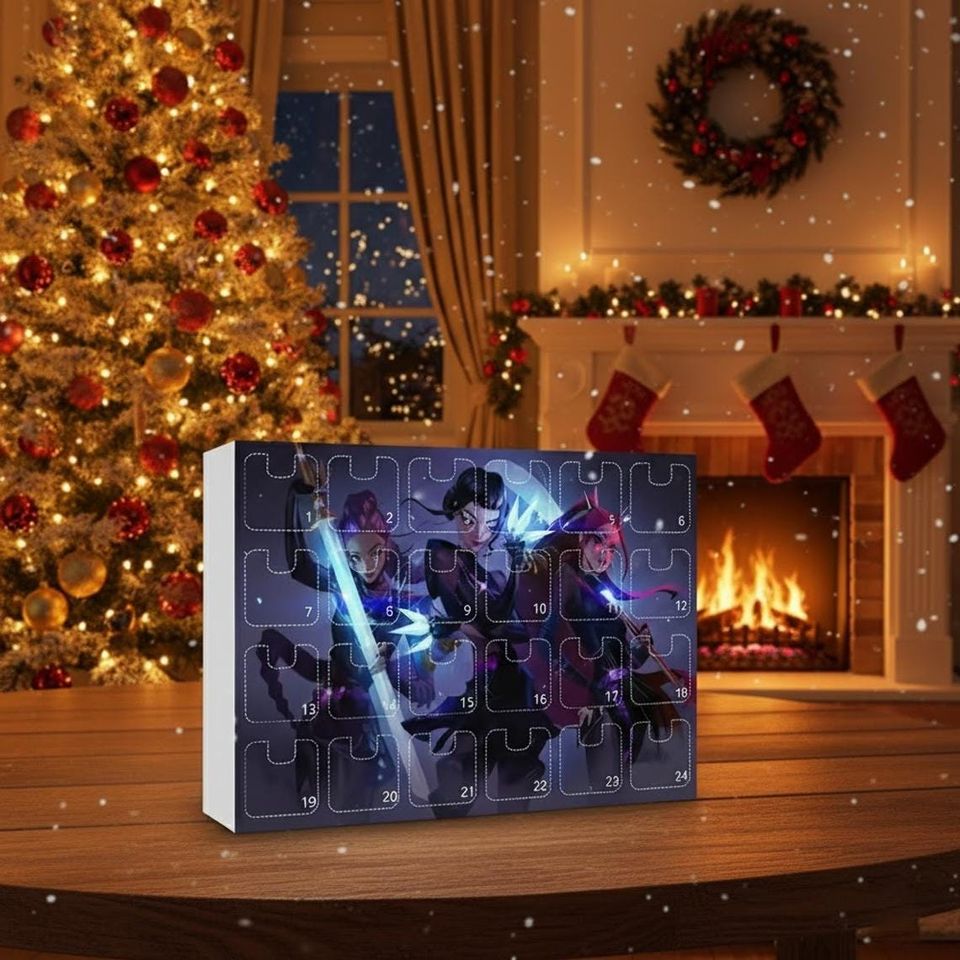 Demon Hunters Christmas Advent Calendar, Kpop 2D Flat Advent Calendar 2025, Xmas Surprises Calendar Acrylic 2D Flat - Image 4