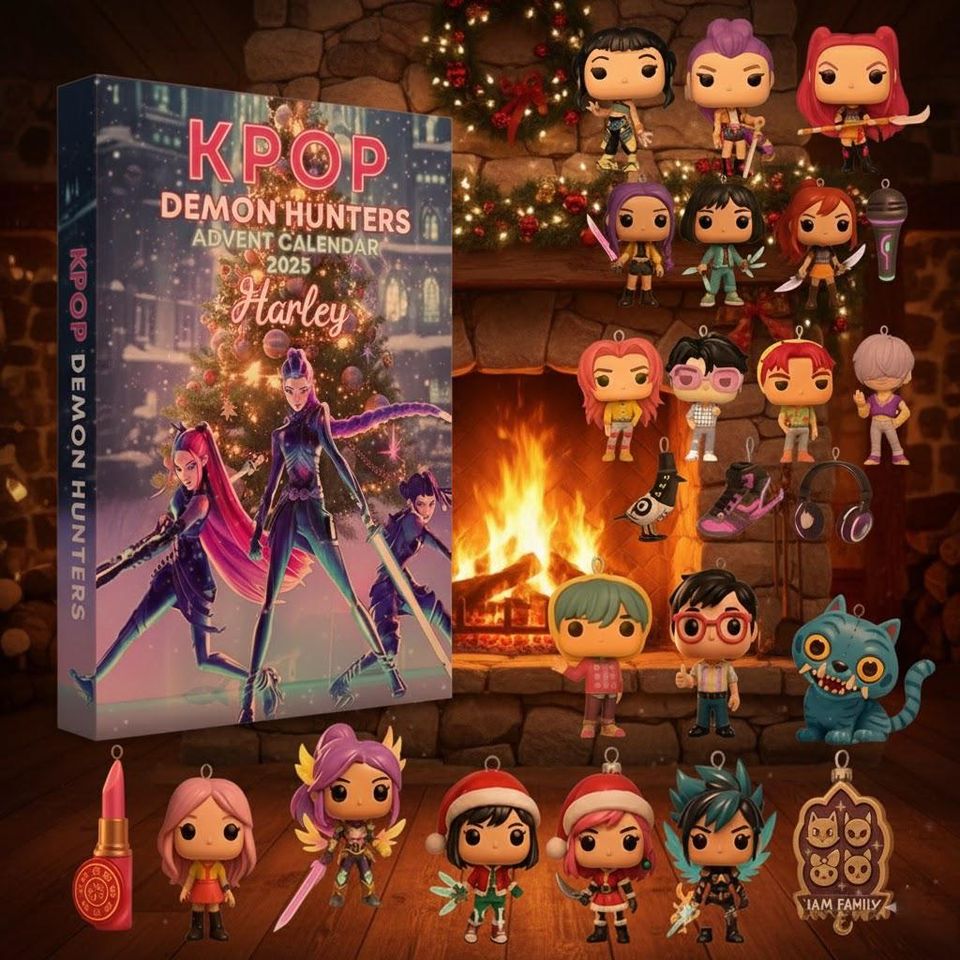 Demon Hunters Christmas Advent Calendar, Kpop Advent Calendar 2025, 24 Days of Idol-Inspired Mini Figures, Kpop 2D Print Acrylic - Image 4