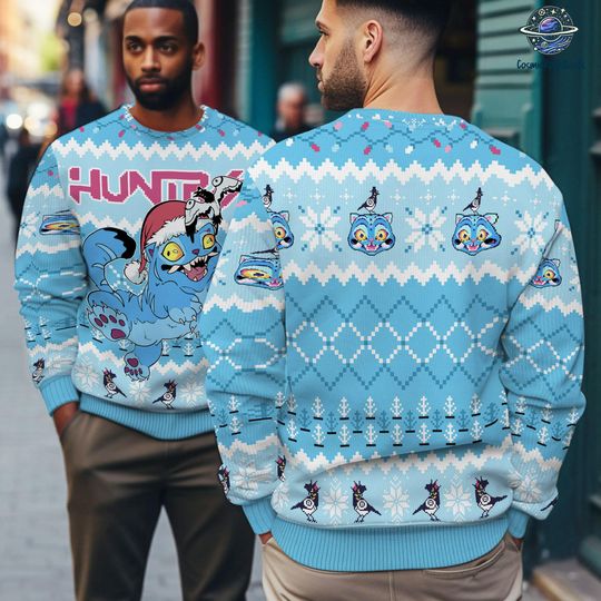 Demon Hunters Tiger Ugly Christmas Sweater, Kpop Huntrix Tiger Christmas Sweater - Image 7