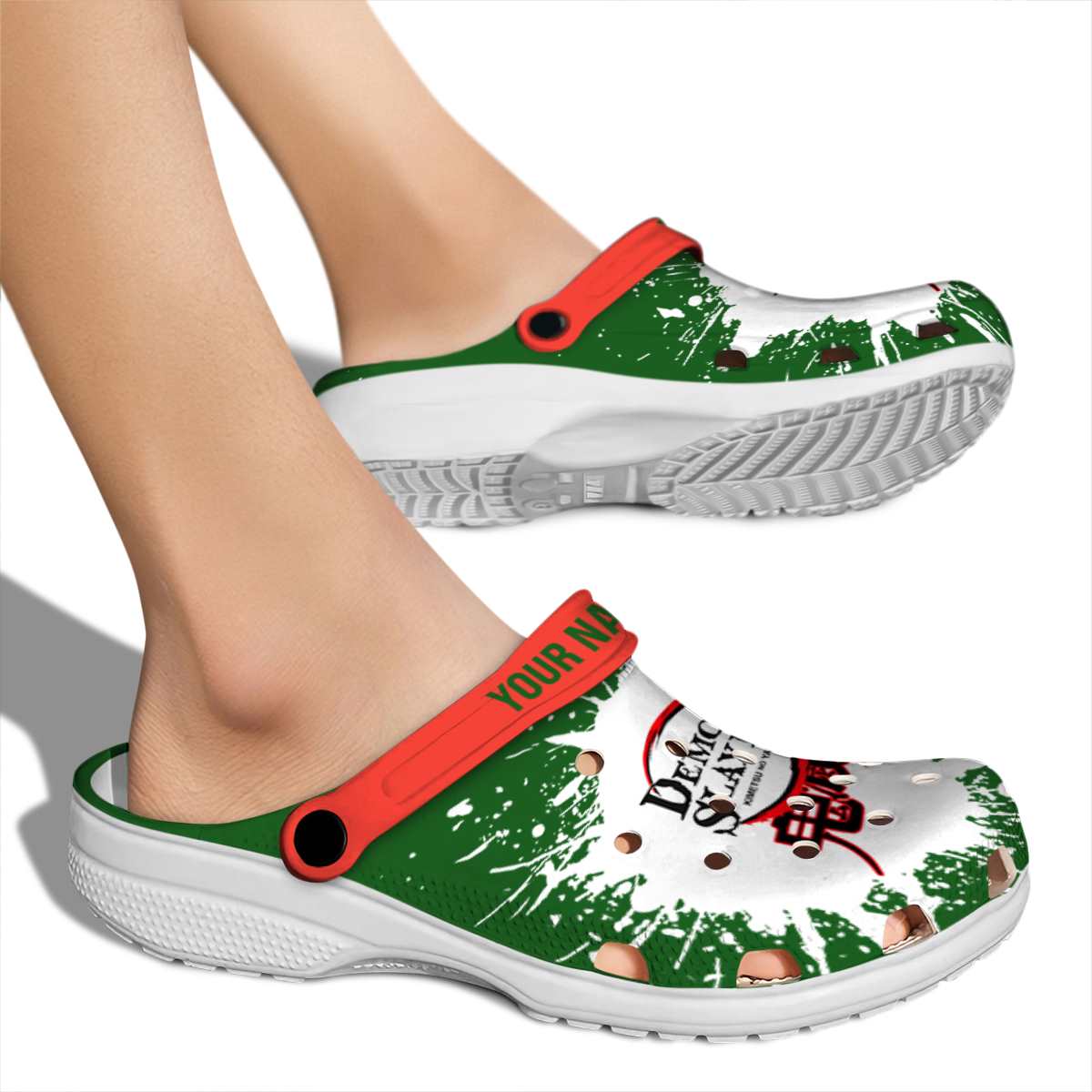 Demon Slayer Anime Crocs Crocband Clogs Shoes Comfortable For Men Women and Kids - Image 2