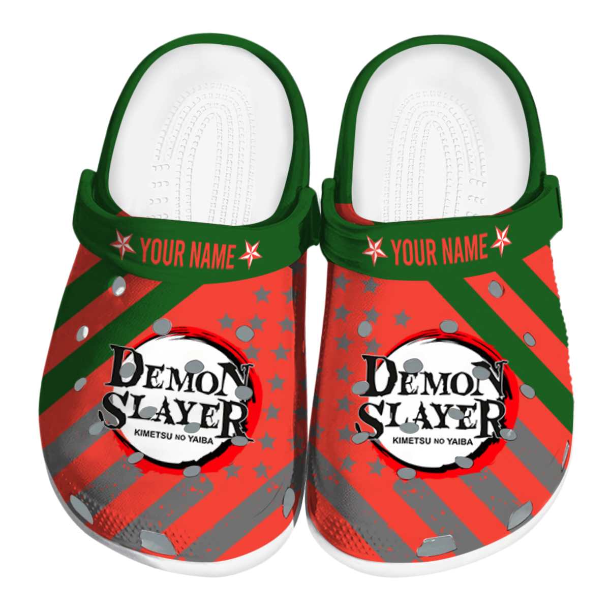 Demon Slayer Anime Crocs Crocband Clogs Shoes Comfortable For Men Women and Kids