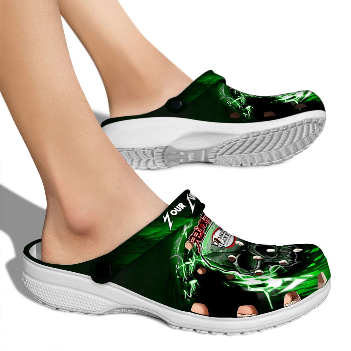 Demon Slayer Anime Crocs Crocband Clogs Shoes Comfortable For Men Women and Kids - Image 2