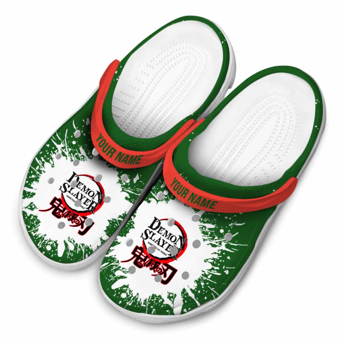 Demon Slayer Anime Crocs Crocband Clogs Shoes Comfortable For Men Women and Kids - Image 4